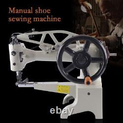 Industrial Leather Sewing Patch Machine Manual Shoe Repair Boot Patcher Canvas