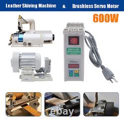 Industrial Leather Skiving Machine Shovel Skiver & Sewing Brushless Servo Motor