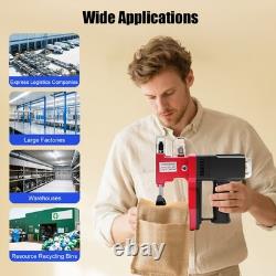 Industrial Portable Electric Sewing Machine 190W 110V for Bags Leather Fabric US