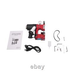 Industrial Portable Electric Sewing Machine 190W 110V for Bags Leather Fabric US