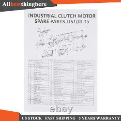 Industrial Sewing Machine Brushless Motor Clutch Speed Regulation Motor 3450RPM