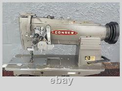 Industrial Sewing Machine Consew 328 RB- walking foot- twin split ndl- Leather