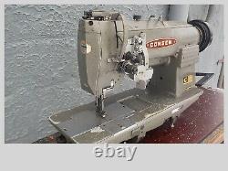 Industrial Sewing Machine Consew 328 RB- walking foot- twin split ndl- Leather