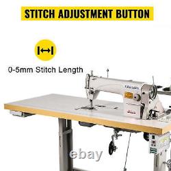 Industrial Sewing Machine Lockstitch Sewing Machine with Servo Motor+Table Stand