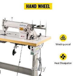 Industrial Sewing Machine Lockstitch Sewing Machine with Servo Motor+Table Stand