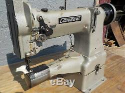 Industrial Sewing Machine Model Consew 227R, walking foot, cylinder, Leather