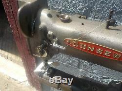 Industrial Sewing Machine Model Consew 227, walking foot, cylinder, Leather