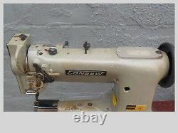 Industrial Sewing Machine Model Consew 227, walking foot, cylinder, Leather