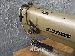 Industrial Sewing Machine Model Nakajima 321L, cylinder, Leather