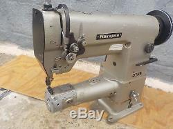 Industrial Sewing Machine Model Nakajima 321 with reverse, cylinder, Leather