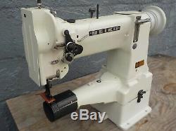 Industrial Sewing Machine Model Seiko CW 8B-1, walking foot, cylinder, Leather