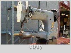 Industrial Sewing Machine Model Singer 153K103 walking foot, cylinder, Leather