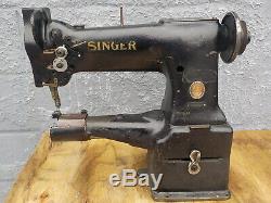 Industrial Sewing Machine Model Singer 153W102, cylinder, Leather