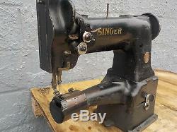 Industrial Sewing Machine Model Singer 153W102, cylinder, Leather
