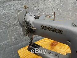 Industrial Sewing Machine Model Singer 153-103, walking foot, cylinder, Leather