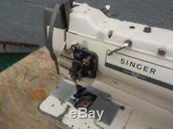 Industrial Sewing Machine Model Singer 211-967White single walking foot- Leather