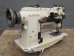 Industrial Sewing Machine Model Singer 211-967White single walking foot- Leather