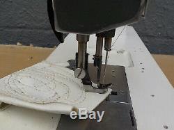 Industrial Sewing Machine Model Singer 211-White single walking foot- Leather
