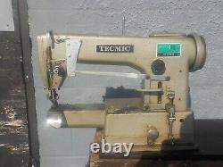 Industrial Sewing Machine Model Tecmic LS3-M202, walking foot, cylinder, Leather