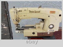 Industrial Sewing Machine Model Union Special 63-900, cylinder, jeans
