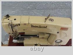 Industrial Sewing Machine Model Union Special 63-900, cylinder, jeans