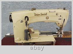 Industrial Sewing Machine Model Union Special 63-900, cylinder, jeans