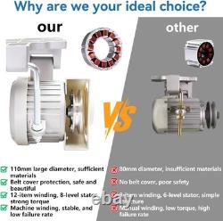Industrial Sewing Machine Motor, Sewing Machine Servo Motor, AC110V 750W 1HP, 20