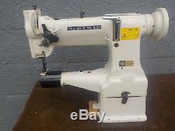Industrial Sewing Machine Seiko CW- 8B walking foot, cylinder, reverse- Leather
