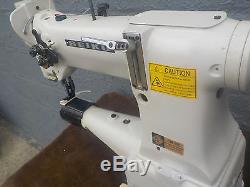 Industrial Sewing Machine Seiko CW- 8B walking foot, cylinder, reverse- Leather
