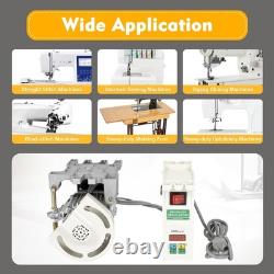 Industrial Sewing Machine Servo Motor 110V 600W Brushless Split Kit 500-4500RPM