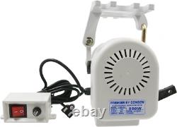 Industrial Sewing Machine Servo Motor 550W 110V Metal Corded Electric 3/4HP
