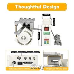 Industrial Sewing Machine Servo Motor Stepless Speed Lever 500-4500RPM 110V 600W