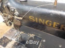 Industrial Sewing Machine Singer 111W151, one needle, needle feed -Leather