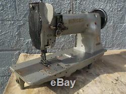 Industrial Sewing Machine Singer 112G139 walking foot, two needle -Leather