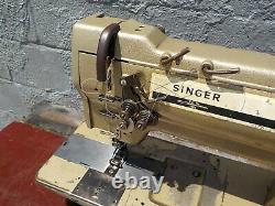 Industrial Sewing Machine Singer 212U141 with Reverse, two needle -Leather