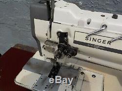 Industrial Sewing Machine Singer 212-539 walking foot, two needle -Leather