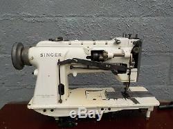 Industrial Sewing Machine Singer 212-539 walking foot, two needle -Leather