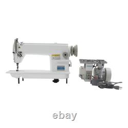 Industrial Sewing Machine Straight Stitch 500W Adjustable Speed Reverse