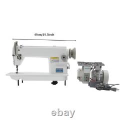 Industrial Sewing Machine Straight Stitch 500W Adjustable Speed Reverse