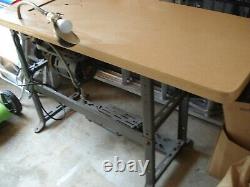 Industrial Sewing Machine Table with Motor