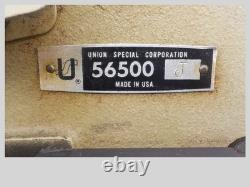 Industrial Sewing Machine Union Special 56-500 with ruffler, double needle chain