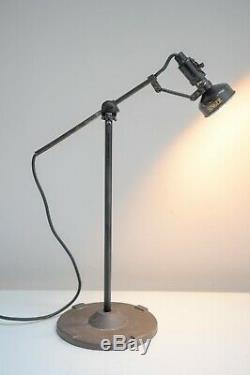 Industrial Singer Sewing Machine Shop vintage Task Lamp circa 1940's