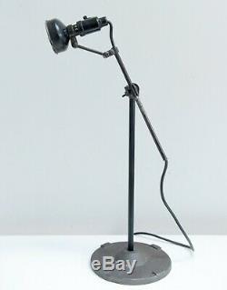 Industrial Singer Sewing Machine Shop vintage Task Lamp circa 1940's