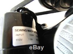 Industrial Strength HEAVY DUTY SEWING MACHINE 16 OZ LEATHER, BELTING ++ WOW