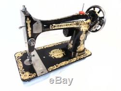 Industrial Strength HEAVY DUTY SINGER 127 SEWING MACHINE 20 OZ TOOLING