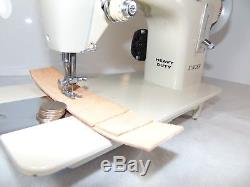 Industrial Strength HEAVY DUTY SINGER 217 SEWING MACHINE 16 OZ LEATHER WOW