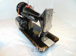 Industrial Strength HEAVY DUTY SINGER 99K SEWING MACHINE 12 OZ LEATHER WOW