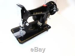 Industrial Strength HEAVY DUTY SINGER 99 SEWING MACHINE DOUBLE BELTING WOW WOW