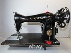 Industrial Strength Heavy Duty Singer 15-88 Sewing Machine Motor And Hand Crank