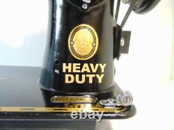 Industrial Strength Heavy Duty Singer 201k Sewing Machine, Double Belting Wow